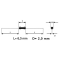 1w metal Film Resistor - 0 33r-1w Metal Film Resistor 0207